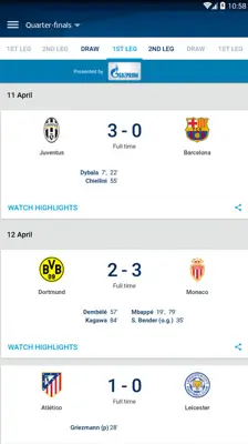 UEFA Champions League android App screenshot 5